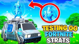 Trying Out OG STRATS in Fortnite Chapter 5 [upl. by Anilegnave]