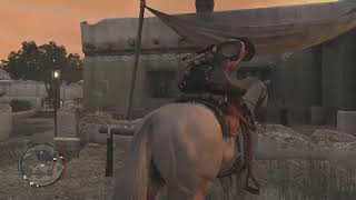 Red Dead Redemption John Explores Mexico Early In The Game [upl. by Odrick]