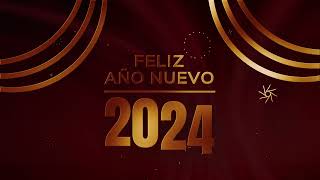 ¡Feliz Año Nuevo 2024  Tarjeta Animada [upl. by Saddler815]