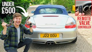 Crazy valved exhaust for my Porsche Boxster S [upl. by Oberg]