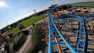 Berg und Tal Hetz  POV  Skyline Park  Visa Coasters  Family Launch Coaster  MX624 [upl. by Fondea]