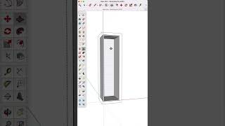 shorts Modéliser un caisson IKEA PAX avec SketchUp [upl. by Nandor]