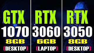 GTX 1070 DESKTOP vs RTX 3060 LAPTOP vs RTX 3050 DESKTOP  PC GAMES TEST [upl. by Koy483]