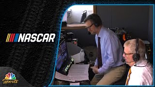 Dale Jr Cam Earnhardt calls Ryan Blaneys win at Martinsville Speedway  Motorsports on NBC [upl. by Kcirreg]