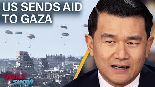 US Airdrops Meals to Gaza amp CDC Drops COVID Isolation Guidelines  The Daily Show [upl. by Ringe]