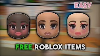 How to get these FREE NEW FACES ON ROBLOX  Maybelline x Roblox FREE UGC ITEMS 0robux [upl. by Eirollam802]