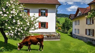 Switzerland Countryside Life  Swiss Farm House  Kanton Thurgau [upl. by Rosella]