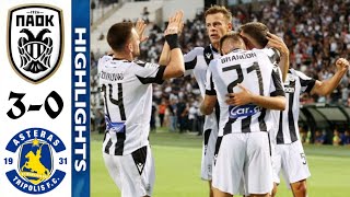 ΠΑΟΚ  Αστέρας Τρίπολης 30 Highlights  Stoiximan Super League 2023  PAOK vs Atromitos Tripolis [upl. by Naerad345]