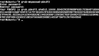 UBUNTU Using GRUB2 passwords [upl. by Dede]