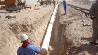 UG Pipe Laying in North Oman Desert [upl. by Lukas]