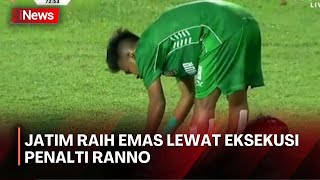 Hasil Final PON AcehSumut 2024 Gol Penalti Ranno Bawa Jawa Timur Raih Emas [upl. by Romo914]