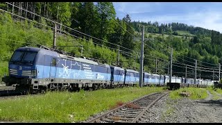 9facher VECTRON LOKZUG  AUF DER SEMMERING NORDRAMPE  17 JUNI 2024 [upl. by Marcela]