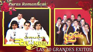 MIX ROMANTICOS 40 RECUERDOS DEL AYER GRANDES EXITOS  ACOSTA BRONCO TEMERARIOS REHENES BRYNDIS [upl. by Nairot190]