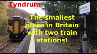 Exploring Tyndrum  The smallest settlement in Britain with two rail stations [upl. by Aerehs]