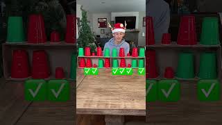 Extreme Cup Matching Christmas Edition 🎁 christmas familygamechallenge familygames [upl. by Airamanna716]