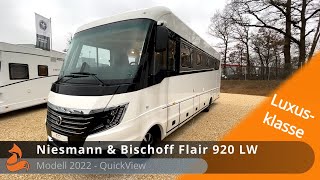 Flair 920 LW Niesmann amp Bischoff 🦊 Luxus Liner mit Vollausstattung [upl. by Enyrehtak487]