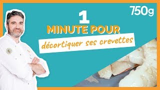 1 min pour décortiquer ses crevettes  750g [upl. by Ienttirb243]