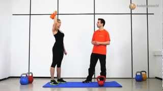 Kettlebell Training mit Dr Till Sukopp Overhead Press [upl. by Cochrane]