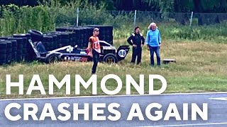 Richard Hammond Crashes Racecar During Filming On Polish Race Track [upl. by Nave]