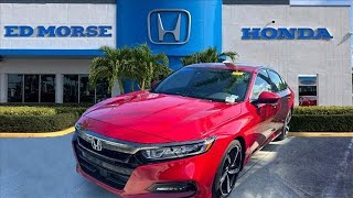 Certified 2019 Honda Accord West Palm Beach Juno FL HR6263  SOLD [upl. by Adnilak]