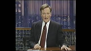 Late Night with Conan OBrien Monologue 91801 First Episode After 911 [upl. by Edelman312]