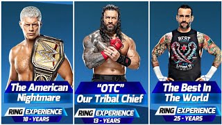 WWE Wrestlers Nick Names  OTCquot Our Tribal Chief [upl. by Acinoda]