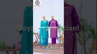 Zoyas Collection launched its FANCY DORIYA EMBROIDERED COTTON COLLECTION 2024fashion vlog [upl. by Irot645]