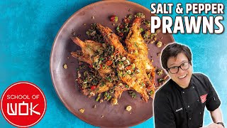 Simple Salt amp Sichuan Pepper Prawns Recipe [upl. by Tuck]