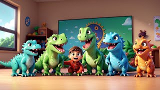 Dino Dance Party 🦖 Fun Dinosaur Song for Kids  Sing Dance and Learn [upl. by Radmen]