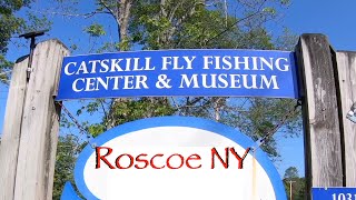 Catskill Fly FishingCenter and museum In Roscoe New York BeaverKill and Willowemoc Rivers big TROUT [upl. by Cita]