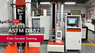 ASTM D882 Thin Film 5kn Tensile Testing Machine [upl. by Lexa]