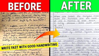 Write Fast In Exam With Good HandWriting Secret Study Hacks🔥 [upl. by Etem]