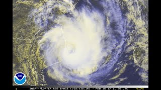 2017  Tropical Cyclone Dineo ∙ 05S [upl. by Nnylyar856]