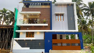 இப்படி ஒ௫ வீடு இ௫ந்தா போதும் 👌 Modern Contemporary Design 3BHK Duplex House with Creative Interiors [upl. by Attevroc]