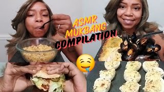 ASMR MUKBANG COMPILATION eating compilation eatingshow [upl. by Olympe]