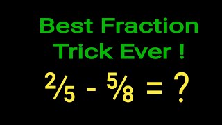 FRACTION Secret That Everyone Should Know  No LCD Required  Math Antics [upl. by Spevek]