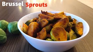 Garlic Brussel Sprouts Indian style  Brussel Sprouts recipe [upl. by Nitsuj]