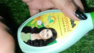 aswini hair oil review in Hindi।  from Rashi product review [upl. by Karine625]