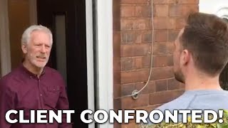 Builder confronts client after he refuses to pay 😱 [upl. by Llechtim]