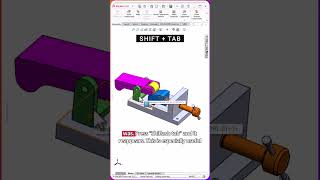 Quickly Hide and Show Components in solidworks with the Tab Key [upl. by Berkly]