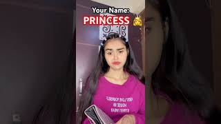 Your name is Princess but 🙄😢 shorts anshumahto [upl. by Ivel]