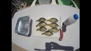 Catch and Cook Sunfish How to Catch Clean and Cook Sunfish [upl. by Schurman]