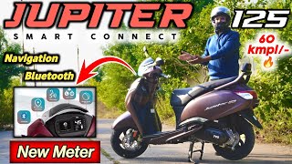 2024 TVS Jupiter 125🔥 E20 Smart Connect Full Detailed Review With Price Features amp Riding Experience [upl. by Yehc140]