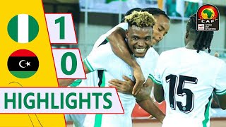 Nigeria vs Libya 10  AFCON 2025 Qualifiers  Goal Missed Chances and Extended Highlights Full HD [upl. by Allyson]