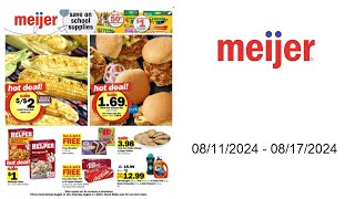 Meijer Weekly Ad US  08112024  08172024 [upl. by Glad61]