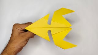 How To Make Paper Airplane  easy and simple paper airplane viralvideo papercraft airplane [upl. by Elletse857]