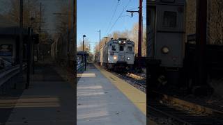 Deadhead races through Basking Ridge with leaves flying everywhere💀 train [upl. by Eadas857]