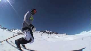 Telemark Freestyle  Fakie amp Double Fente [upl. by Apoor]