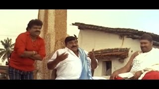 Tennis Krishna Made Police to Hit Doddanna by Phone Call Comedy Scenes  New Kannada Movie [upl. by Korwun]