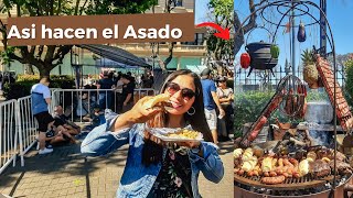 FESTIVAL DE LA CARNE EN ARGENTINA Miren como hacen el Asado [upl. by Neelhsa265]